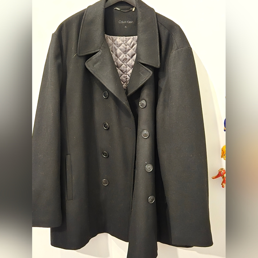 Calvin Klein Women's Black Peacoat